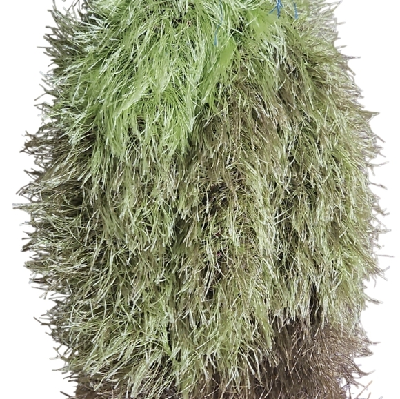 Hand Crafted Eyelash yarn Furry Knit Scarf Rainbow faux Fur LGBTQA+ Boa Scarf - Picture 13 of 17